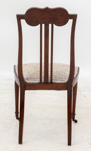 American Marquetry Walnut Side Chair, ca. 1890 (9808436691251)