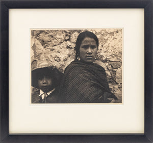 Paul Strand "Young Woman and Boy, Taluca" Photogravure