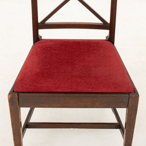 Georgian Mahogany Dining Chairs, Pair (9894798459187)