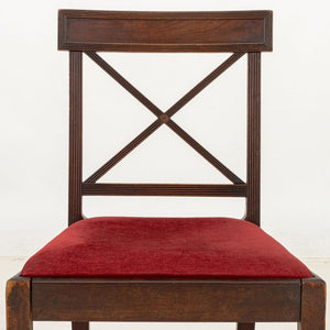 Georgian Mahogany Dining Chairs, Pair (9894798459187)