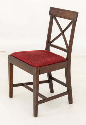 Georgian Mahogany Dining Chairs, Pair (9894798459187)