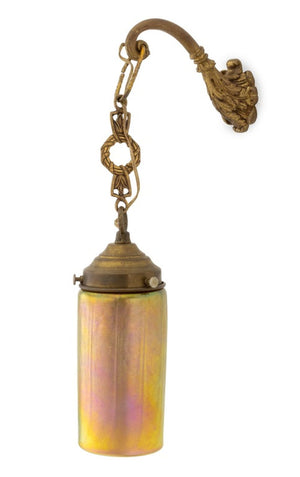 Empire Style Gilt Metal Hanging Wall Light (9790427857203)