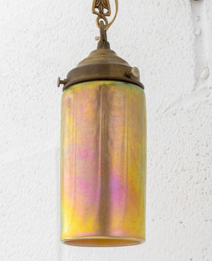 Empire Style Gilt Metal Hanging Wall Light (9790427857203)