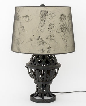 Modern Painted Metal Table Lamps, Pair (9790430019891)