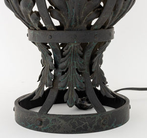Modern Painted Metal Table Lamps, Pair (9790430019891)