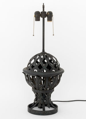 Modern Painted Metal Table Lamps, Pair (9790430019891)