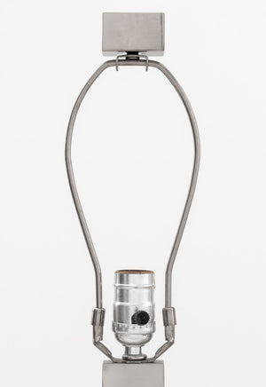 Robert Abbey "Doughnut" Style Chrome Lamps, Pair (9790433558835)