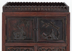 Chinese Hardwood Table Cabinet (9856002457907)