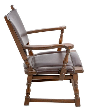 Charles II Style Oak Armchair (9769943367987)