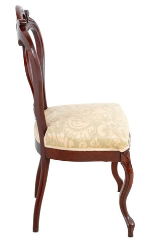 Victorian Walnut Balloon Back Chair, 19th C. (9769949135155)