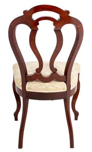 Victorian Walnut Balloon Back Chair, 19th C. (9769949135155)