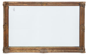 Italian Rococo Style Carved Wood Framed Mirror