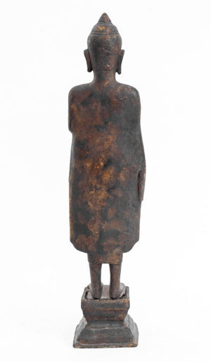 Southeast Asian Standing Buddha Bronze Sculpture (9775768633651)
