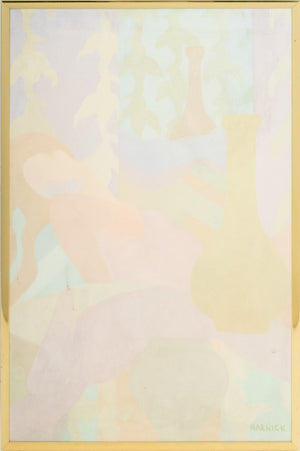 Margery Harnick Abstract Figural Oil on Canvas (9738647109939)