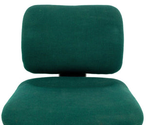 Knoll Green Upholstered Swivel Office Chairs, Pair (9842466292019)