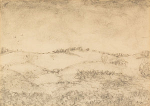 Arnold Friedman Hilly Landscape Graphite (9894836994355)
