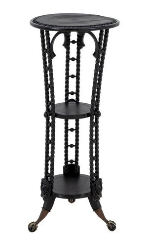 American Painted Wood & Composition Pedestal (9808449274163)