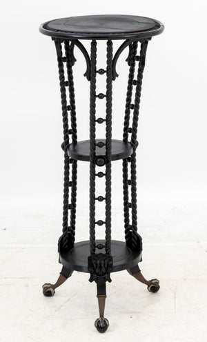 American Painted Wood & Composition Pedestal (9808449274163)
