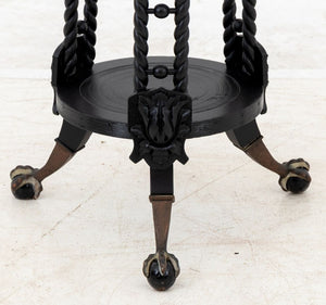 American Painted Wood & Composition Pedestal (9808449274163)