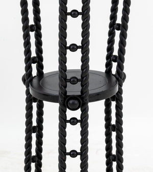 American Painted Wood & Composition Pedestal (9808449274163)