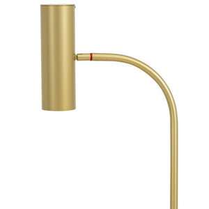 Pasteur Gilt Metal Pedestal Floor Lamp (9770023518515)
