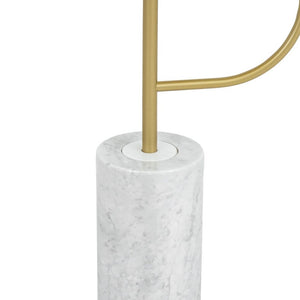 Pasteur Gilt Metal Pedestal Floor Lamp (9770023518515)
