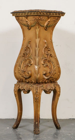Louis XV Style Paint-Decorated Pedestal (9808472834355)