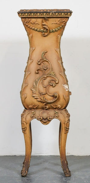 Louis XV Style Paint-Decorated Pedestal (9808472834355)
