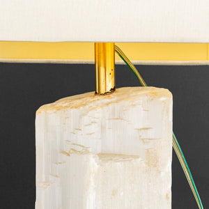 Modern Selenite Crystal Lamp (9894845382963)