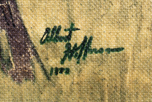 Albert Hoffman "Indian Maiden with Pony" Crayon (9738688954675)