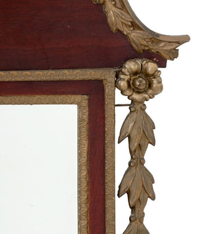 Louis XVI Style Mahogany Wall Mirror (9843529318707)