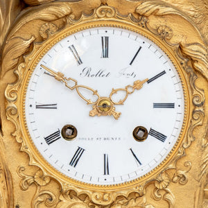 Charles X Gilt Bronze Figural Clock, ca. 1830 (9735429783859)