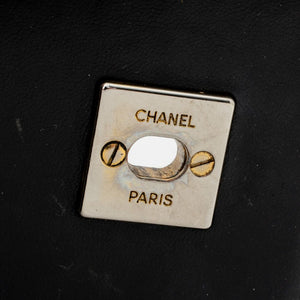 Chanel Quilted Black Leather Trapeze Shoulder Bag (9891571335475)
