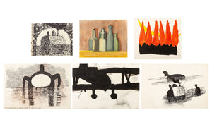 Domenick Capobianco Surrealist Works on Paper, 6