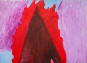 Domenick Capobianco Vivid Abstract Oil on Canvas