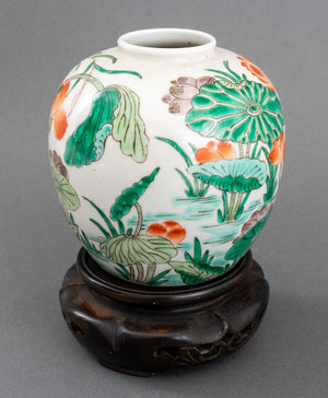 Chinese Famille Verte Porcelain Vase (9752212865331)