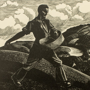 Clare Leighton "April: Sowing" Woodcut (9738699669811)