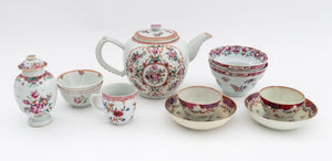 Chinese Export Famille Rose Porcelain Teaware, 11 (9755226964275)