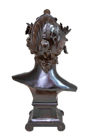 Stefan Schwartz "Hercules" Patinated Bronze Bust (9802866098483)