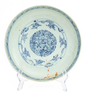 Chinese Blue & White Swatow Ware Bowl, 17th C. (9765732155699)