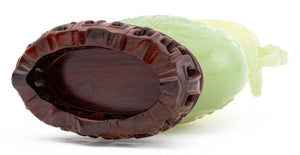Chinese Carved Jade Covered Hu Vase (9755237286195)
