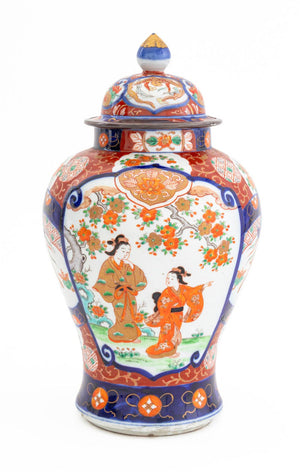 Japanese Imari Porcelain Covered Vase