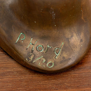 Peter Hord Stylized Figural Bronze Sculptures, 2 (9751649943859)