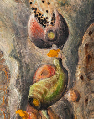 Alexis Rockman "Lat Vs. Long" Oil on Canvas, 1984 (9858730983731)