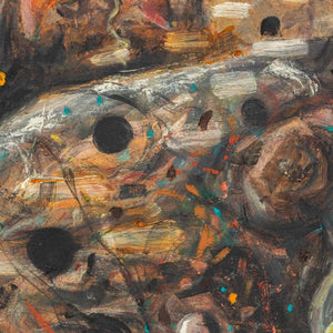 Alexis Rockman "Lat Vs. Long" Oil on Canvas, 1984 (9858730983731)