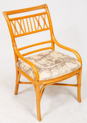 McGuire Bamboo Upholstered Armchair (9894851248435)