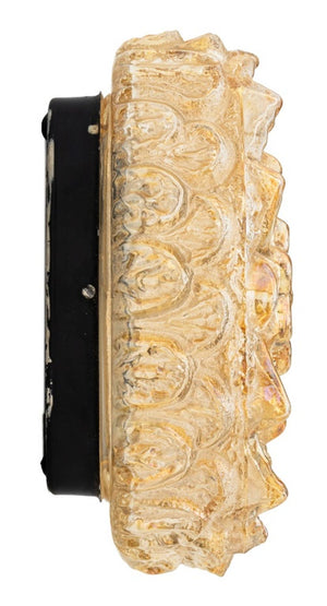 Art Glass Floral Wall Sconces, 2 (9856459604275)