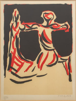 Marino Marini "Cavalier" Lithograph in Colors (9825495941427)