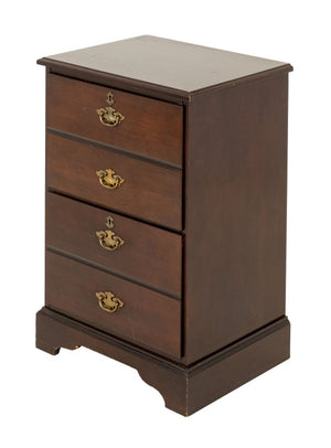 Chippendale Style Mahogany Filing Cabinet (9843600130355)