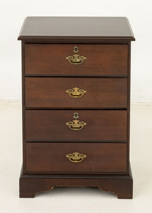 Chippendale Style Mahogany Filing Cabinet (9843600130355)